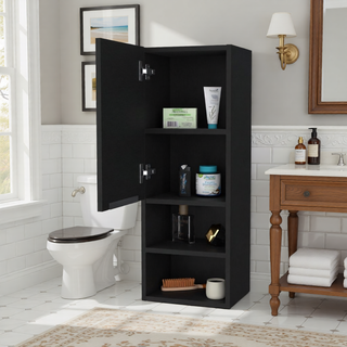Sunvega Milwaukee Medicine Cabinet with Two Interior Shelves and Semi-Open Bottom