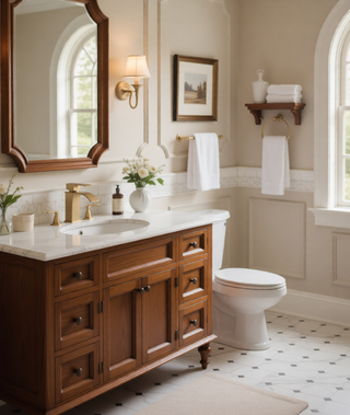Sunvega Single Hole Bathroom Faucet with Ceramic Cartridge in Brushed Nickel