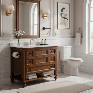 Sunvega 3-Pieces Modern Bathroom Hardware Set with Hidden Mounting Holes