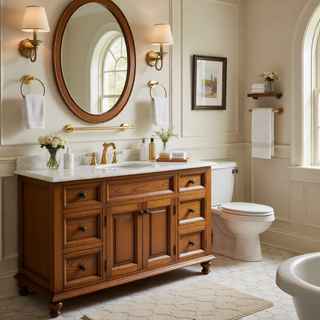 Sunvega 3-Pieces Modern Bathroom Hardware Set with Hidden Mounting Holes