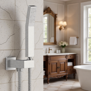 Sunvega Wall Mounted Shower System Combo Set with 10 Inch Rainfall and Handheld Faucet