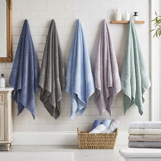 Sunvega GOTS Certified 650GSM Organic Long Staple Cotton 6 Piece Towel Set