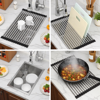Sunvega 32x19 Inch Undermount Kitchen Sink with Superior Drainage and Soundproofing