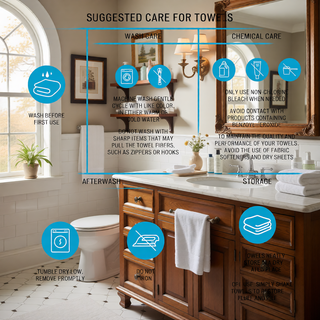 Sunvega 8-Piece Premium Cotton Towel Set with Antimicrobial Treatment for Health and Wellness
