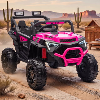 Sunvega 24V 400W Kids Electric UTV with Parent Remote Control and Four-Wheel Suspension