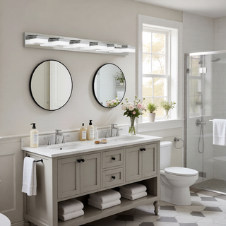 Sunvega Exclusive Original Design 4 Lights Bathroom Vanity Fixture in Matt Black