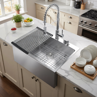 Sunvega 16 Gauge Stainless Steel Topmount Kitchen Sink Basin with Sound Proof Coating