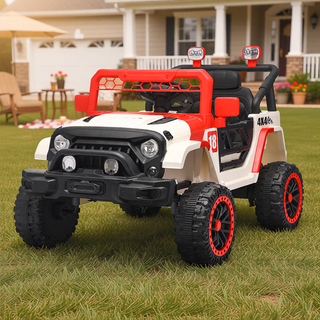 Sunvega 12V Kids Ride On Car with Parent Remote Control and LED Lights