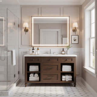 Sunvega Modern Black LED Vanity Light Fixtures with Up and Down Lighting