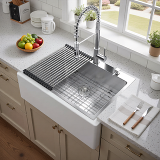 Sunvega 16 Gauge Stainless Steel Topmount Kitchen Sink Basin with Sound Proof Coating