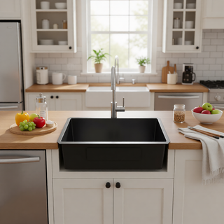 Sunvega 16 Gauge T304 Stainless Steel Undermount Kitchen Sink with Drain Assembly