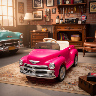 Sunvega Licensed Chevrolet 3100 Vintage Electric Ride On Truck Car for Kids