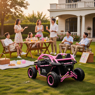 Sunvega 24V Two-Seater Kids UTV with Parent Remote Control 400W High Power
