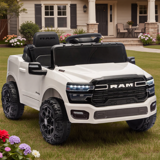 Sunvega Licensed Dodge RAM 3500 Kids Ride On Truck with Remote Control and LED Headlights