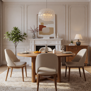 Sunvega Luxury Double Crystal Ring LED Chandelier Lighting for Modern Dining Room
