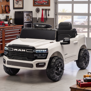 Sunvega Licensed Dodge RAM 3500 Kids Ride On Truck with Remote Control and LED Headlights