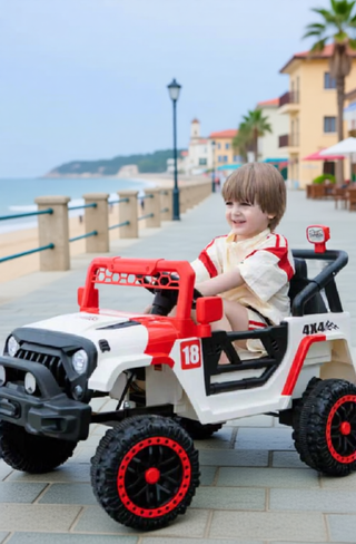 Sunvega 12V Kids Ride On Car with Parent Remote Control and LED Lights