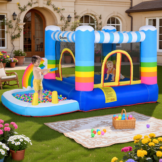 Sunvega 360 Degree Rotation Playground Seesaw with Padded Seats for Outdoor Fun