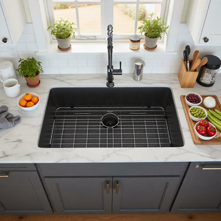 Sunvega 32x19 Inch Undermount Kitchen Sink with Superior Drainage and Soundproofing