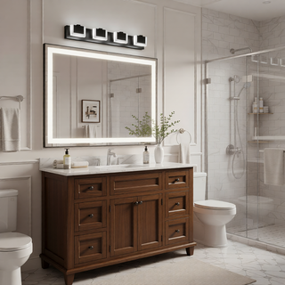 Sunvega Modern Black LED Vanity Light Fixtures with Up and Down Lighting