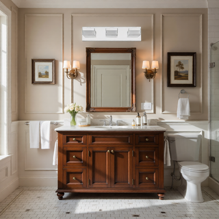 Sunvega Exclusive Original Design 4 Lights Bathroom Vanity Fixture in Matt Black