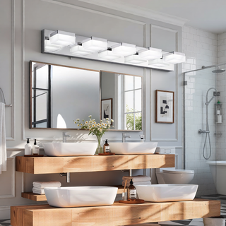 Sunvega Exclusive Original Design 4 Lights Bathroom Vanity Fixture in Matt Black