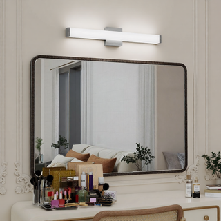 Sunvega 41 Inch LED Vanity Light Bar with Matte Black Finish for Bathroom Mirror