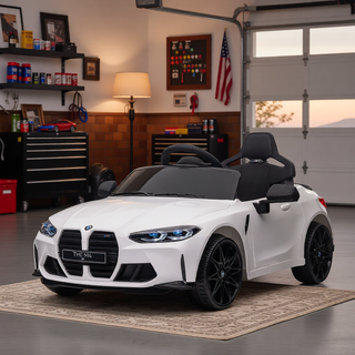 Sunvega BMW M4 24V Kids Ride On Toy Car With Remote Control And Music Playback