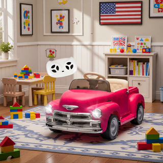 Sunvega Licensed Chevrolet 3100 Vintage Electric Ride On Truck Car for Kids