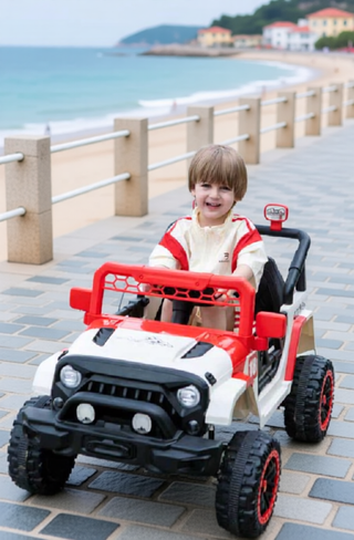 Sunvega 12V Kids Ride On Car with Parent Remote Control and LED Lights
