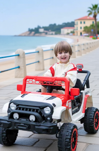Sunvega 12V Kids Ride On Car with Parent Remote Control and LED Lights