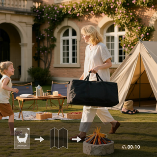 Sunvega Reversible Outdoor Rug with Protective Coating and Strap Stakes for Patio