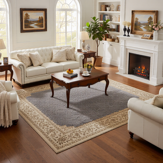 Sunvega Super Soft Plush Polyester Shag Area Rug for High-Traffic Areas