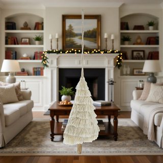 Sunvega Weathered Finish Iron Snowflake Hanging Ball Ornaments for Holiday Decor