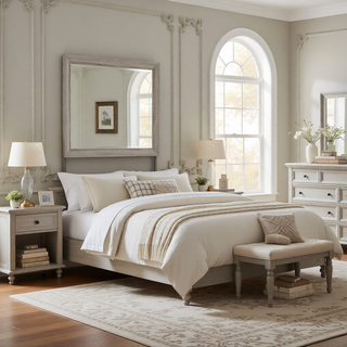 Sunvega Contemporary Dresser with Spacious Drawers and Geometric Design Legs