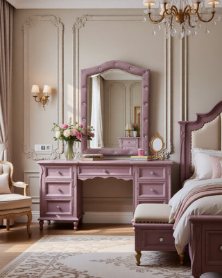 Sunvega Stylish Upholstered Fabric Chest with Arched Headboard and Drawers