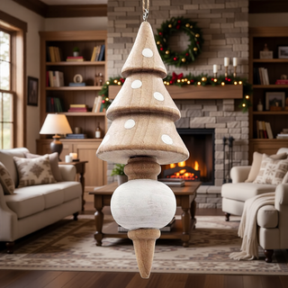 Sunvega Weathered Finish Iron Snowflake Hanging Ball Ornaments for Holiday Decor