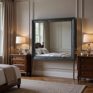 Sunvega Contemporary Dresser with Spacious Drawers and Geometric Design Legs