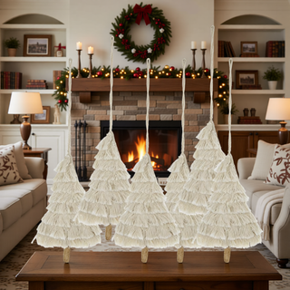 Sunvega Weathered Finish Iron Snowflake Hanging Ball Ornaments for Holiday Decor