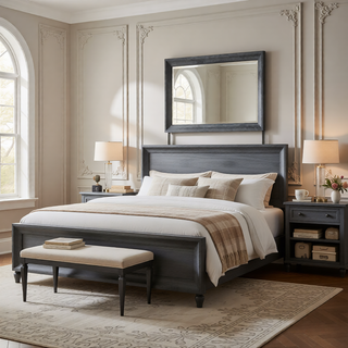 Sunvega Contemporary Dresser with Spacious Drawers and Geometric Design Legs
