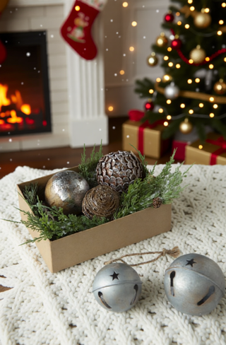 Sunvega Glass Glitter Painted Christmas Ball Ornaments Set of 12 for Holiday Decor
