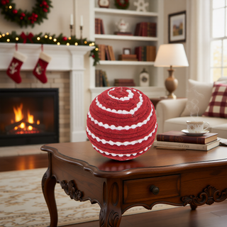 Sunvega Weathered Finish Iron Snowflake Hanging Ball Ornaments for Holiday Decor