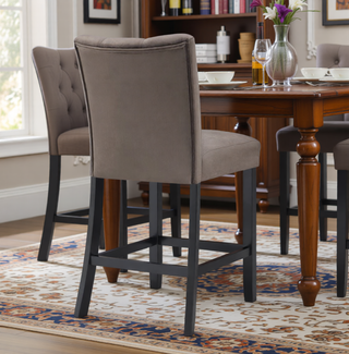 Sunvega Contemporary Modern Square Faux Marble Top Dining Table with Black Legs