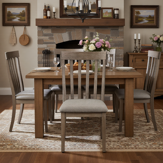 Sunvega Gray Fabric Upholstered 1pc Bench with Wood Frame for Dining Room