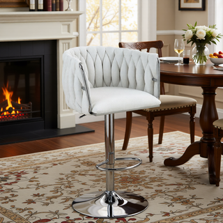 Sunvega 360 Degree Swivel Adjustable Counter Height Bar Stools Set of 2