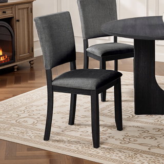 Sunvega Transitional Natural Tone Rubberwood Dining Table with Trestle Base
