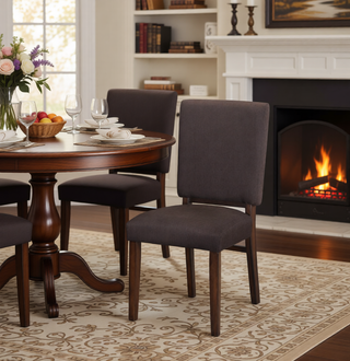 Sunvega Transitional Walnut Finish Wooden Bench Contemporary Dining Furniture