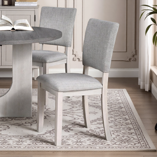 Sunvega Transitional Natural Tone Rubberwood Dining Table with Trestle Base