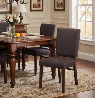 Sunvega Transitional Walnut Finish Wooden Bench Contemporary Dining Furniture