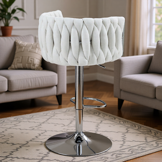 Sunvega 360 Degree Swivel Adjustable Counter Height Bar Stools Set of 2